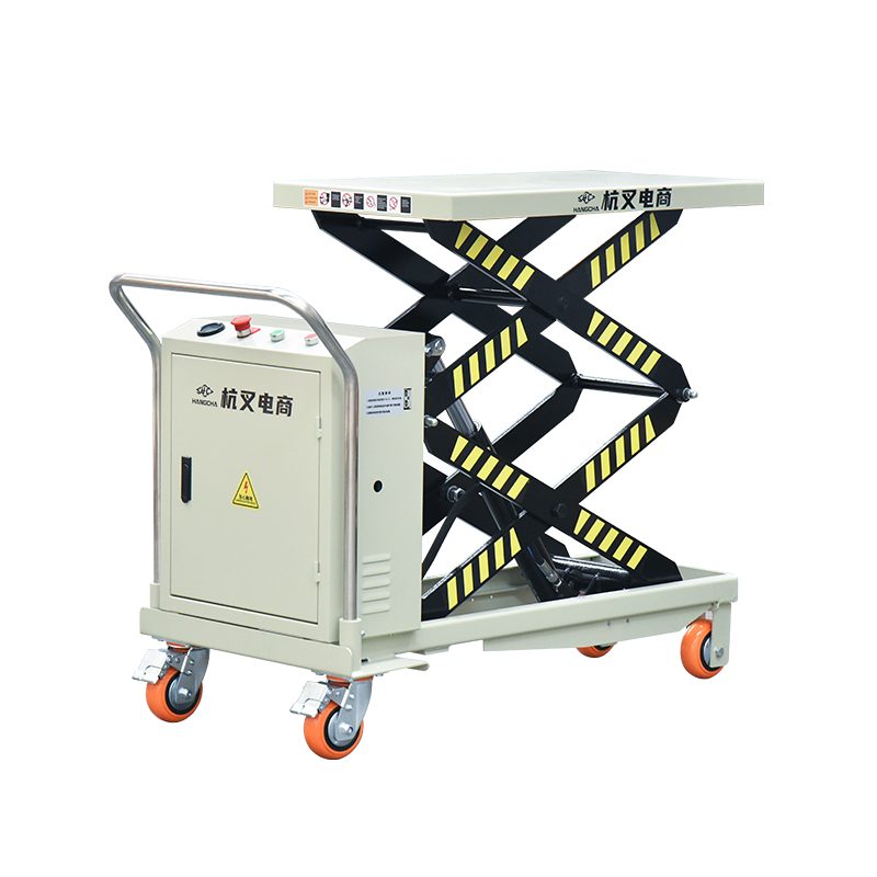 Tavolo elevatore a forbice semielettrico da 0,5 Ton