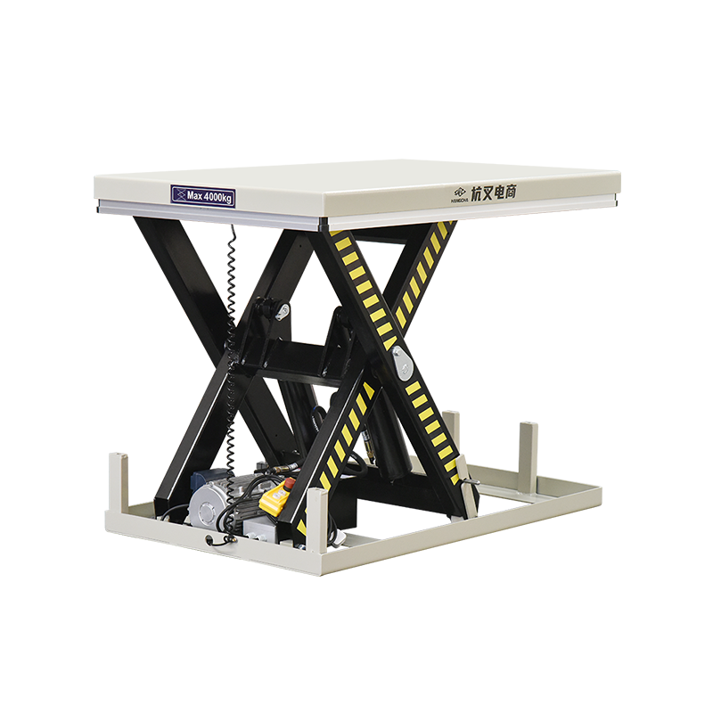 Tavolo elevatore elettrico a forbice stazionario 4 tonnellate