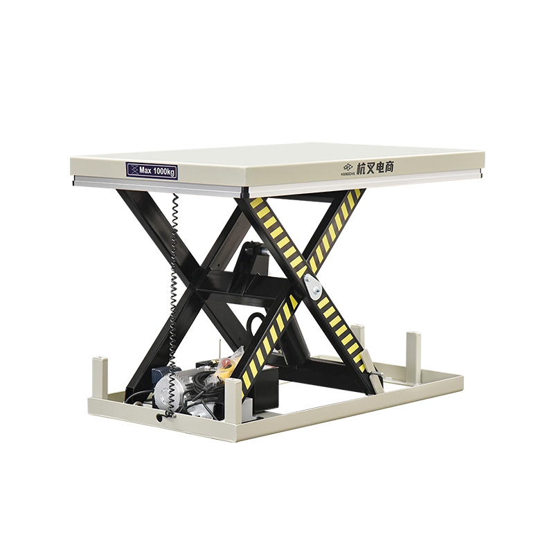Tavolo elevatore elettrico a forbice stazionario 1 ton