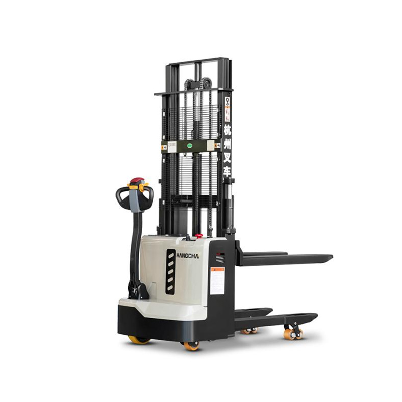 Stoccatore per pallet da 1,5 tonnellate con batteria 24v85ah a sollevamento iniziale